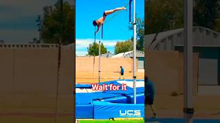He Flew Over the Bar Effortlessly 😱 #shorts