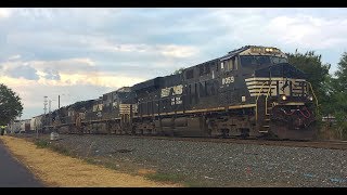 NS Train 191 With NS Leader 8059 At Rock Hill SC On The NS R-Line. 6-28-2019