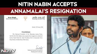 K Annamalai Quits BJP; Nitin Nabin Accepts Resignation From Primary Membership