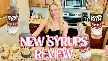NEWLY RELEASED COFFEE SYRUPS REVIEW (Plus a Mystery Syrup)