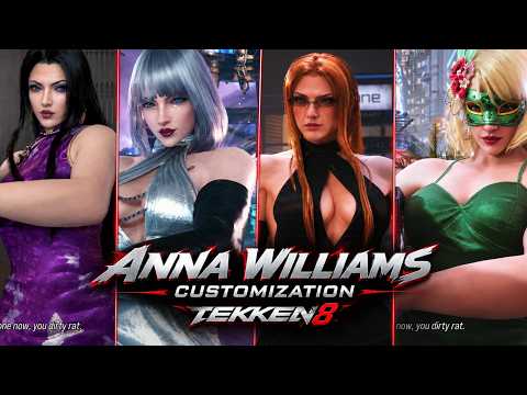 New Outfits My #annawilliams  🔥 Customization #tekken8