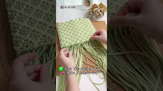 I Made This Pretty Macrame Tote in One Go!