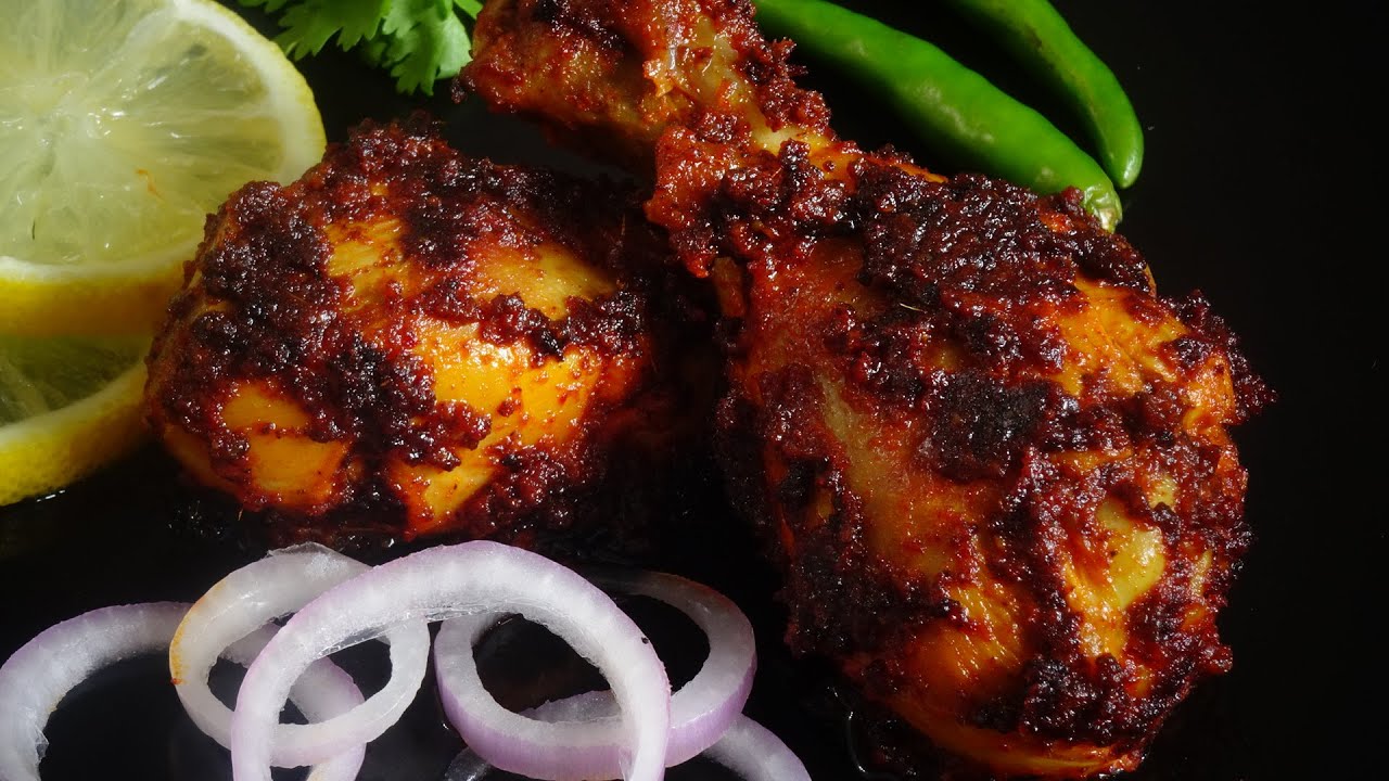 Chicken fry in Tamil Chicken leg piece fry in Tamil Chicken