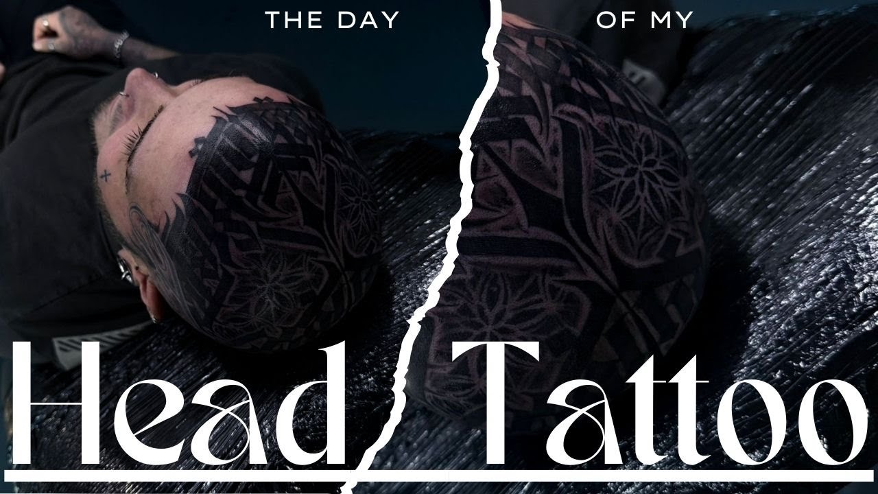 Я сделала татуировки на всей голове 😱