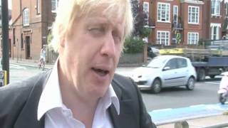 Boris Johnson launches cycle superhighways
