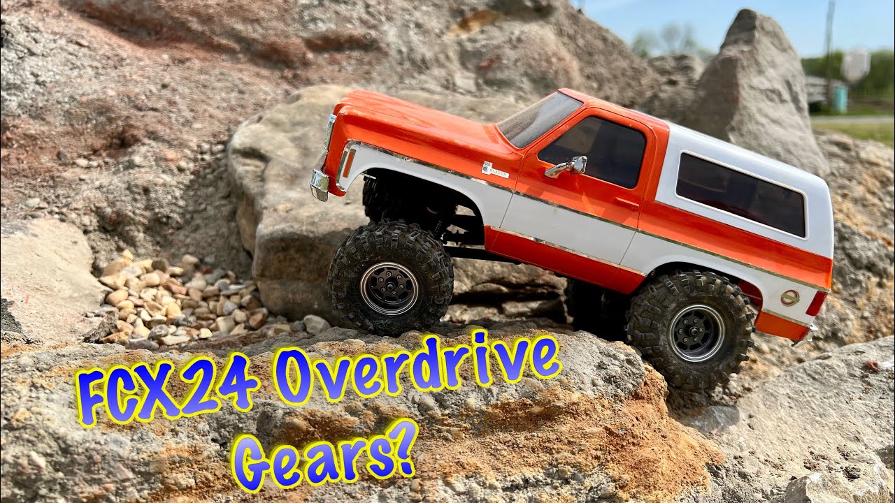 FCX24 Overdrive Portal Gears! K5 gets some OD, Outdoor course run