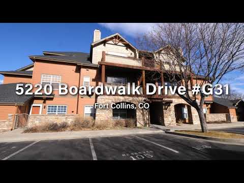 5220 Boardwalk Dr G31, Fort Collins, CO home video tour