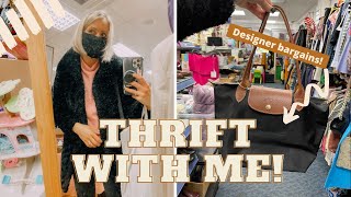 Thrift With Me October 2021 & Thift Haul. You Wont Believe The Designer & High End Bargains I Found!