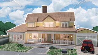 BUILDING AN AMERICAN SUBURBAN HOUSE In BLOXBURG