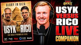 LIVE: Usyk vs. Rico: Glory in Giza Watch Party / Fight Companion | Fight Society