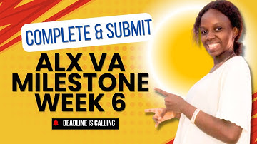 Week 6 Milestone | ALX Virtual Assistant - Cover Letter, Resume and LinkedIn Optimization