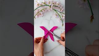 Easy DIY Origami Bow Tutorial 🎀✨ #shorts #art #craft #love