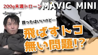 【MAVIC MINI】(概要欄に訂正あり！)200g未満でも飛ばすトコない!? これだけは知っておきたいドローンの飛行ルール！