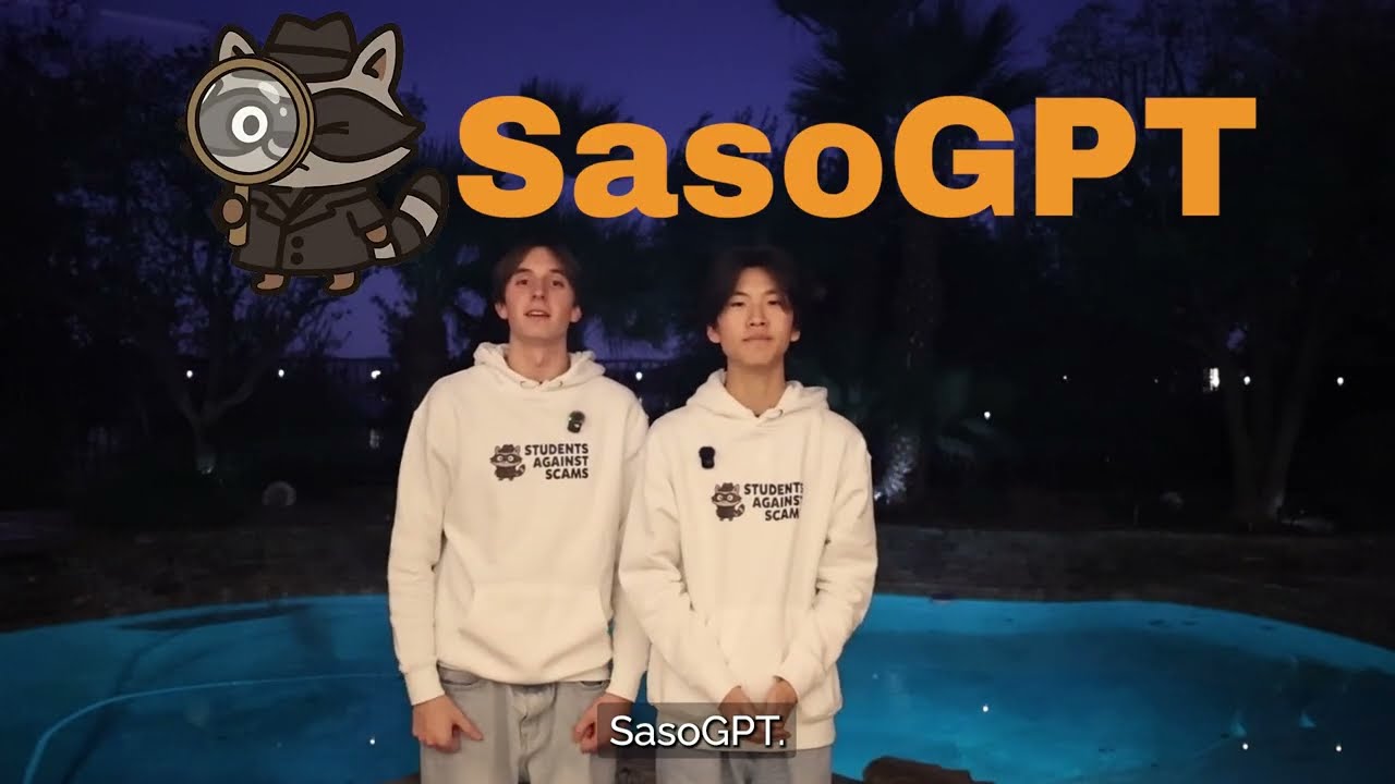 SasoGPT - Free AI-powered scam detection platform for older adults. Students Against Scams Org.