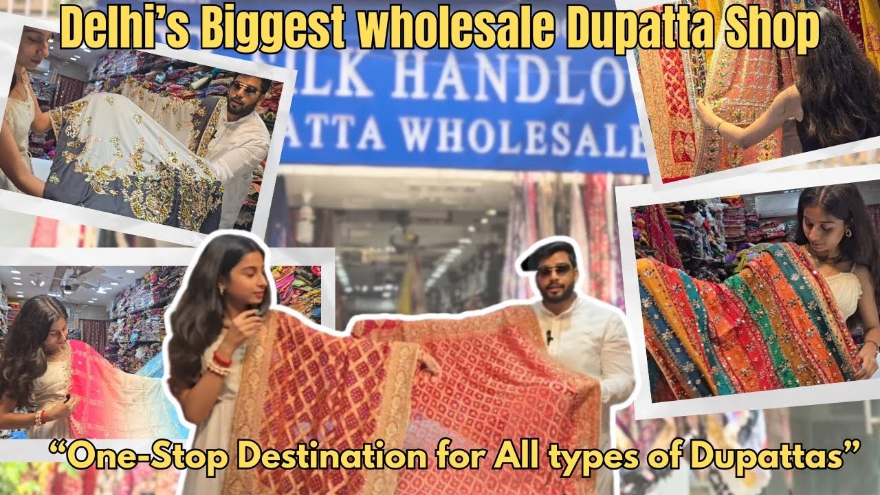 Premium & Designer Dupatta from Biggest Wholesaler & Manufacturer of Amarcolony.
