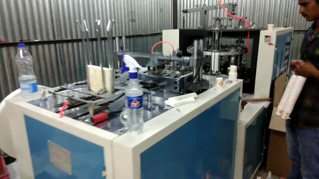Paper cup manufacturing machine YouTube