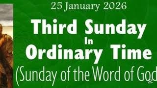 Emonews Daily Devotion with Father Brancker John for Sunday, January 25, 2026