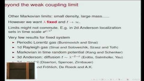 Diffusion from deterministic dynamics - Antti Kupiainen