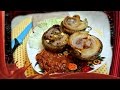 Грибная закуска с сыром и панчеттой.