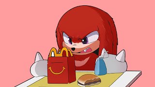 Movie Knuckles Eats A Happy Meal Sonic Comic Dub