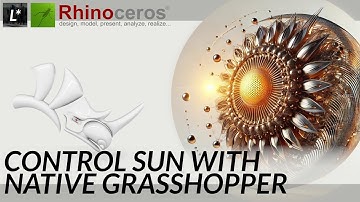 Grasshopper Native Sun - Component explained - With examples - Grasshopper 1 - Rhino 8