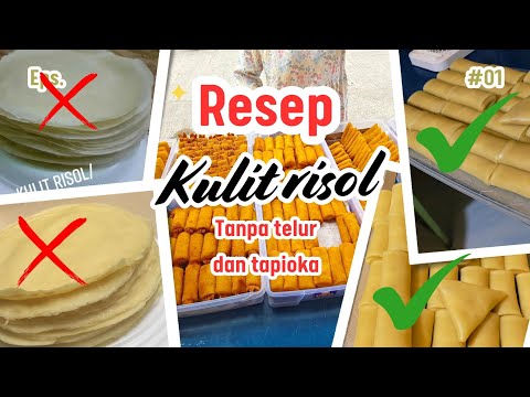 Kulit Risol Tanpa Tepung Tapioka