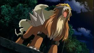 Shiny Legendary Beasts - Entei, Raikou \& Suicune Anime Appearance