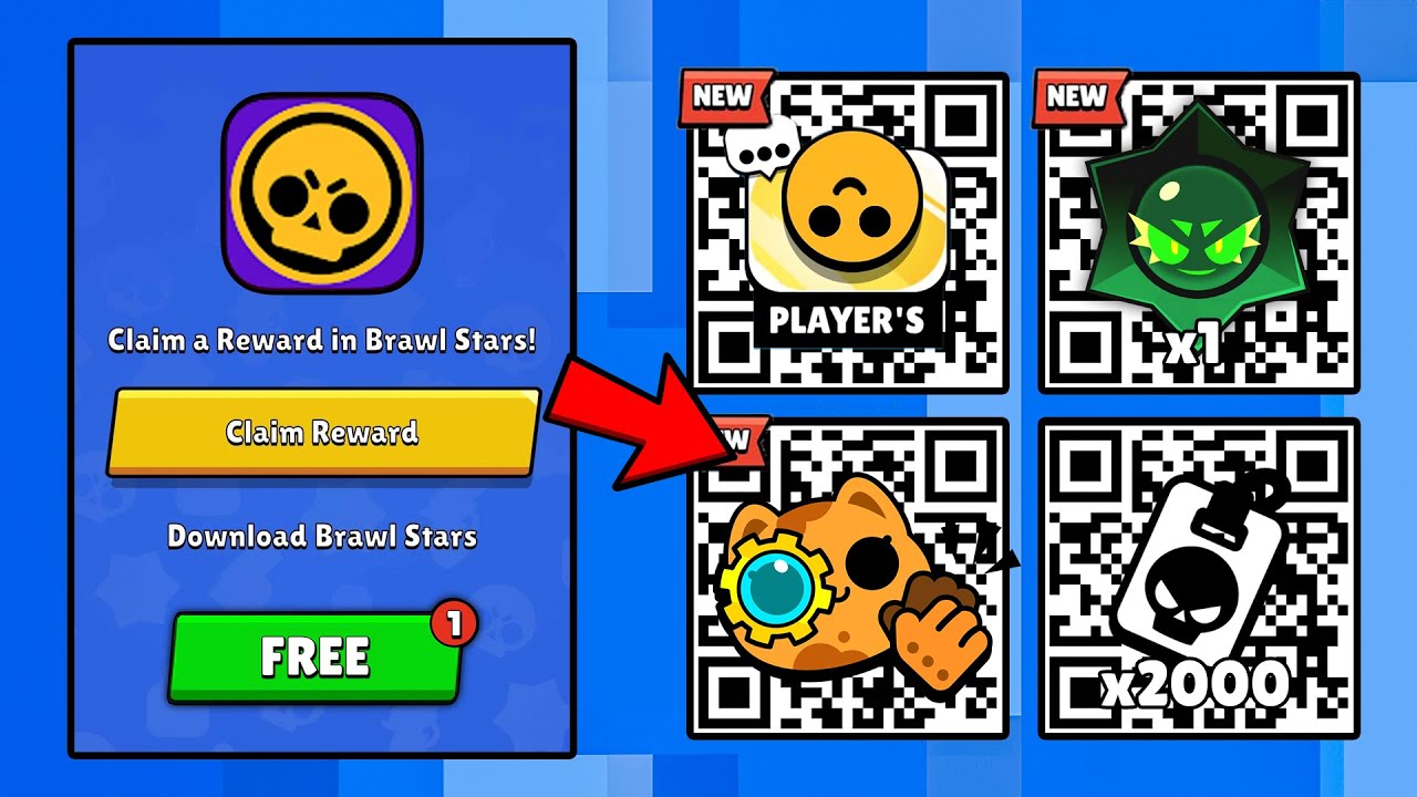 NEW RANDOM BS UPDATE QR CODE 2026 || BRAWL STARS QR CODES || BRAWL STARS NEW UPDATE