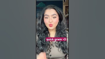 quick grwm for my 9-5🌟 #grwmmakeup #grwm #makeupshorts #5minmakeup