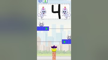 Draw To Smash Max Level iOS Satisfying Gameplay 1,2,3,4,6 #shorts #drawtosmash #puzzle #asmr #anime