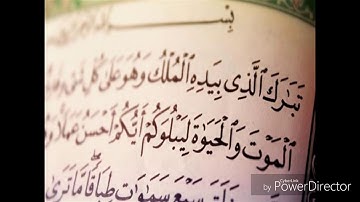 سورة الملك بصوت القارئ سعد الغامدي (المنجية من عذاب القبر)