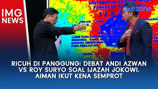 Ricuh di Panggung! Debat Andi Azwan vs Roy Suryo Soal Ijazah Jokowi, Aiman Ikut Kena Semprot