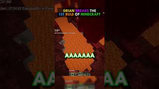 Grian BREAKS The 1ST RULE Of Minecraft