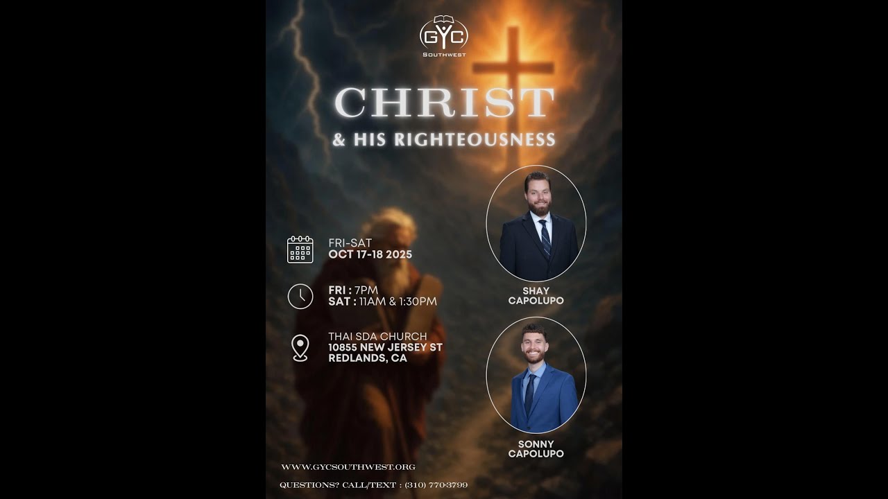 Sermon: "Righteousness By Faith Made Simple" by Sonny Capolupo