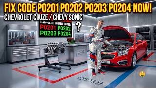 How to Fix Fuel Injector Codes P0201 - P0204 (Chevrolet Cruze / Sonic)