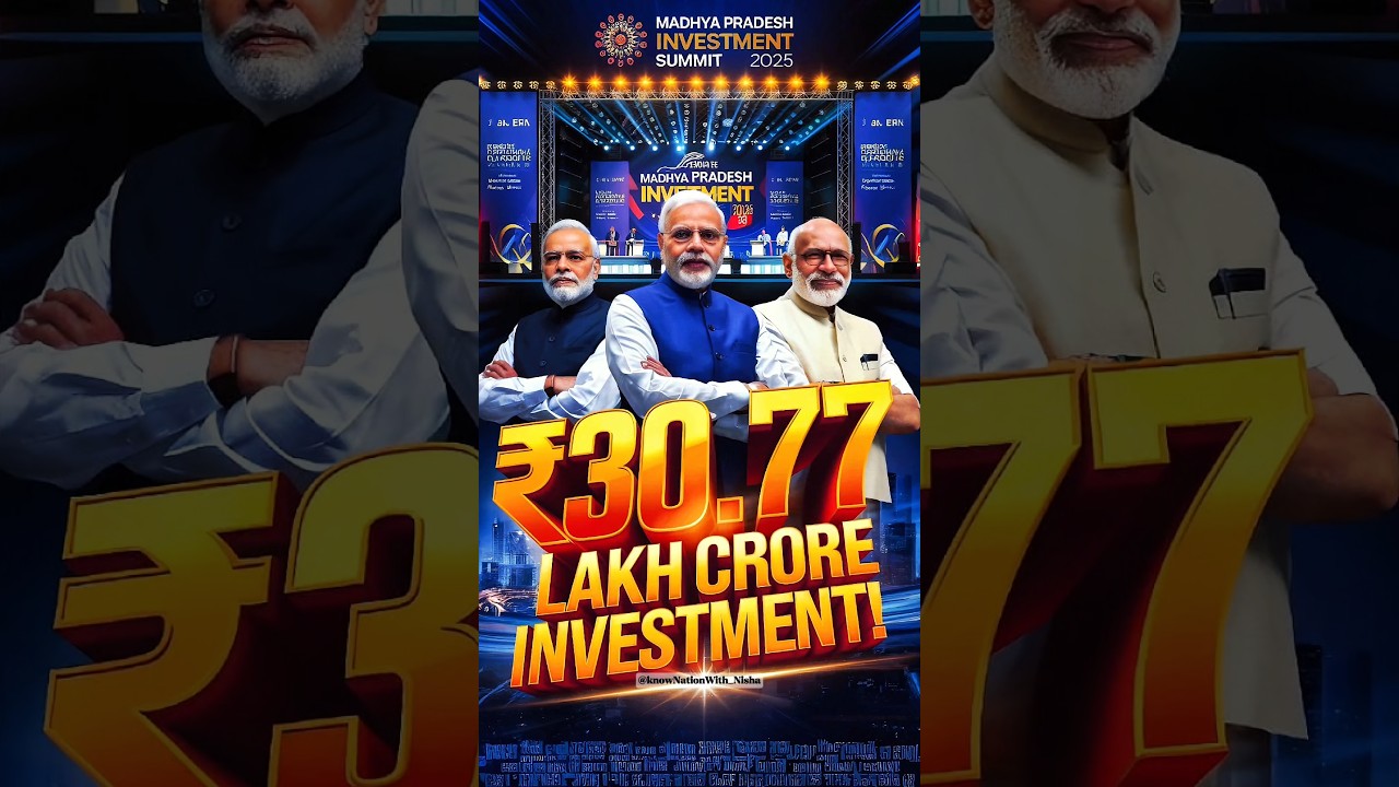 Biggest Investment in MP! ₹30.77 Lakh Crore by Top Investors!!💰 