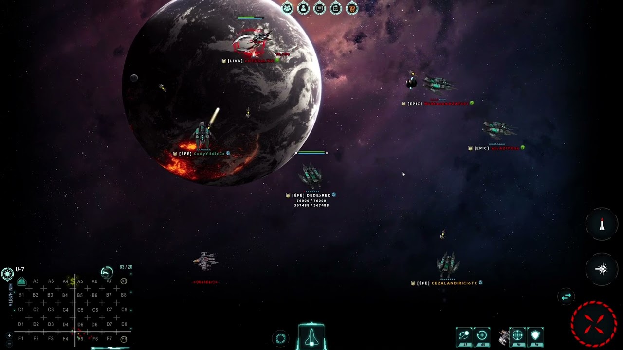 War Universe - EFE'ler Birliği Savaş Kesiti (DARKORBİT 2024)