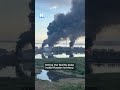 Ukraine strikes Russian oil terminal as Putin's economic forum opens