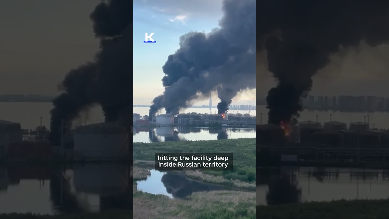 Ukraine strikes Russian oil terminal as Putin's economic forum opens