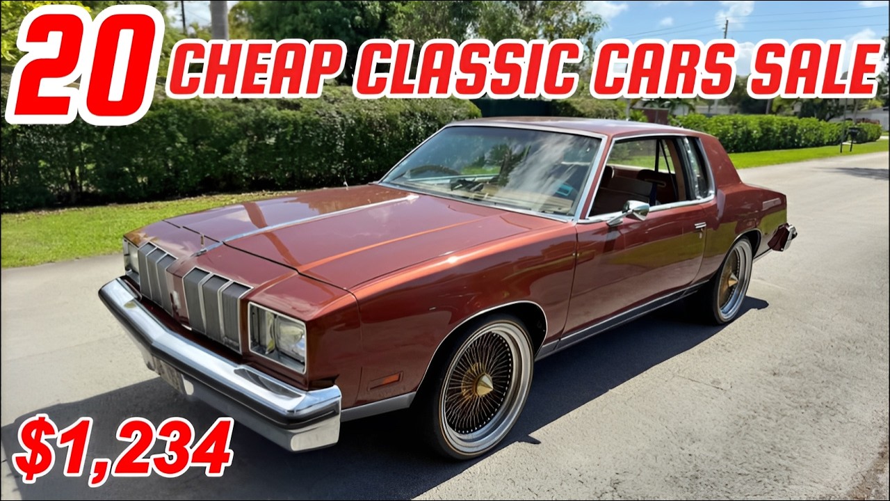 20 Classic Cars Selling Crazy Cheap on Marketplace!