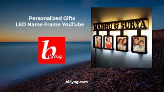 LED Name Frame – Personalized Gifts Online