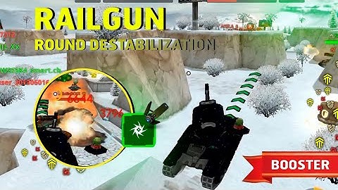 ROUND DESTABILIZATION | TANKI ONLINE | RAILGUN | 6000 DAMAGE | 💥