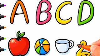 Celebrity Fun ABC Learning for Toddlers | Coloring Book for Kids | Educational Video #drawing #kidsdrawing Profile