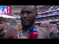Viddal Riley's WHOLESOME interview after winning the British cruiserweight title 🇬🇧