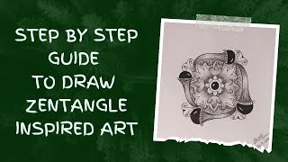 ✨ Zentangle Art Tutorial | Relaxing & Easy Patterns for Beginners ✨