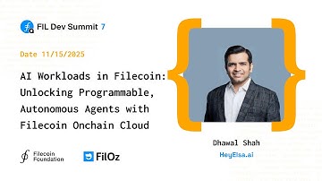 AI Workloads in Filecoin: Unlocking Programmable, Autonomous Agents with Filecoin Onchain Cloud