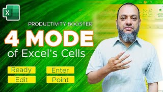 Information 4 Modes of Excel's Cells | Ready, Enter, Edit, Point | Urdu/Hindi | Update