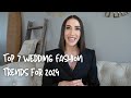 Top 7 wedding fashion trends for 2024 spotted during new york bridal fashion week