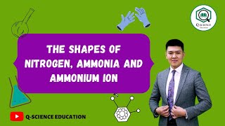 The shapes of nitrogen, ammonia and ammonium ion explained via quantum-chemistry calculation