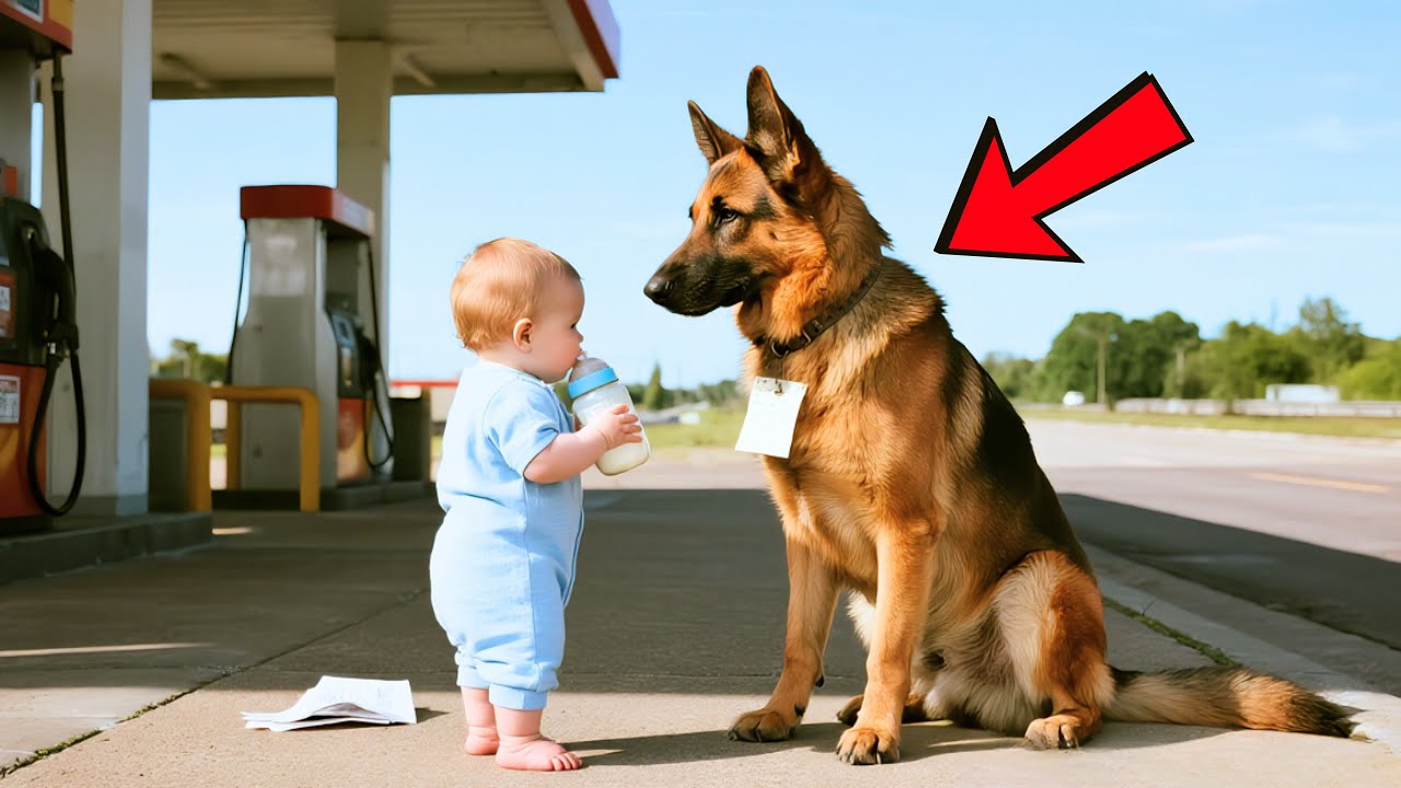 Un Enfant Trouve Un Berger Allemand Avec Un Mot Mystérieux – Ce Qu’il Fait Ensuite Fait Pleurer Tous